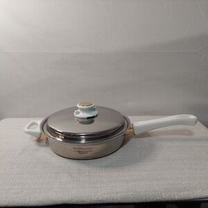 HEALTH CRAFT 5-Ply Nicromium Surgical Steel 9" Fry Pan With Vented Lid